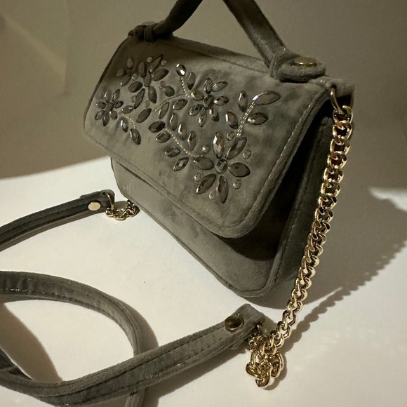 Indigo Cross Body Bag-Velvet - Picture 3 of 7